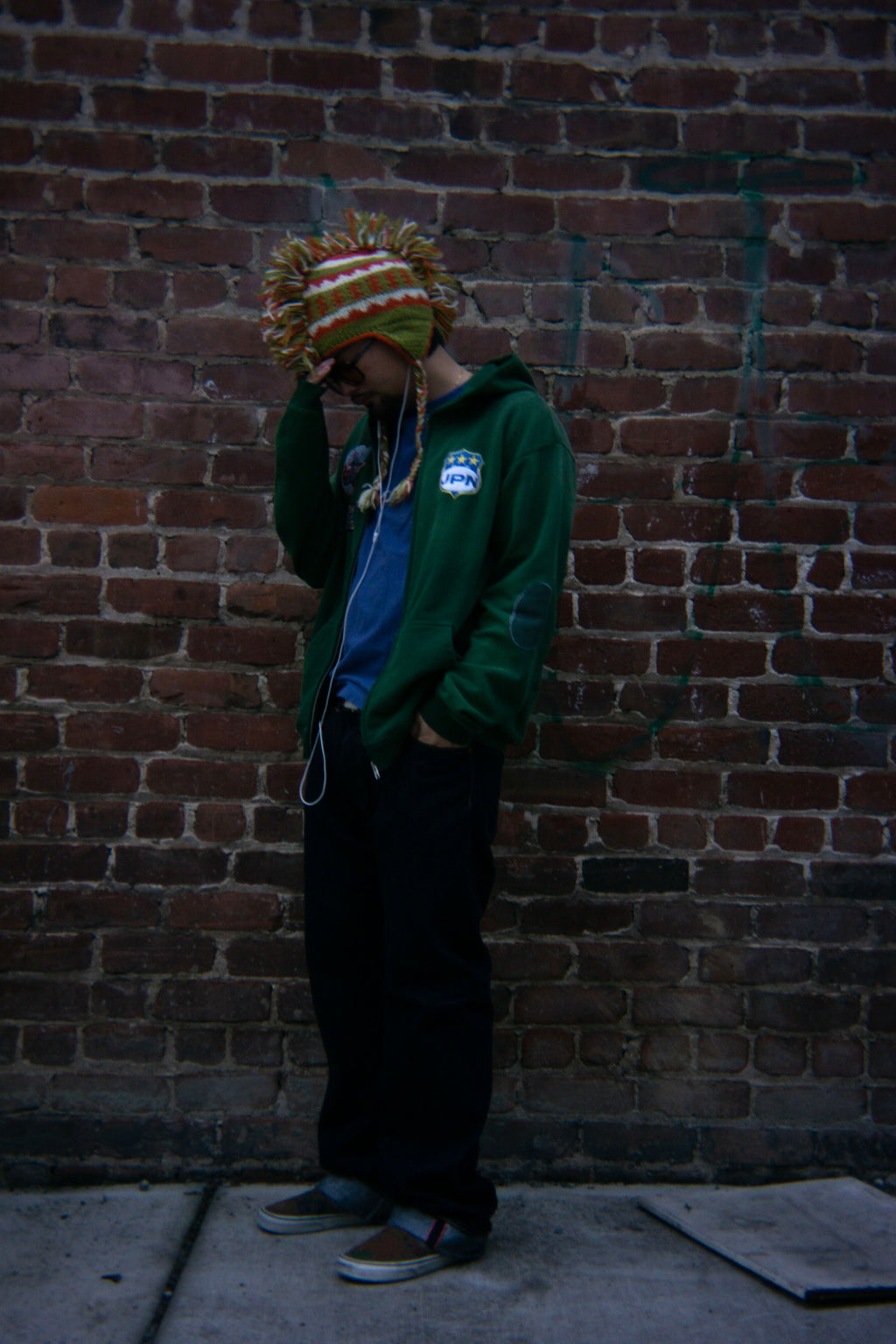 washed zip-up